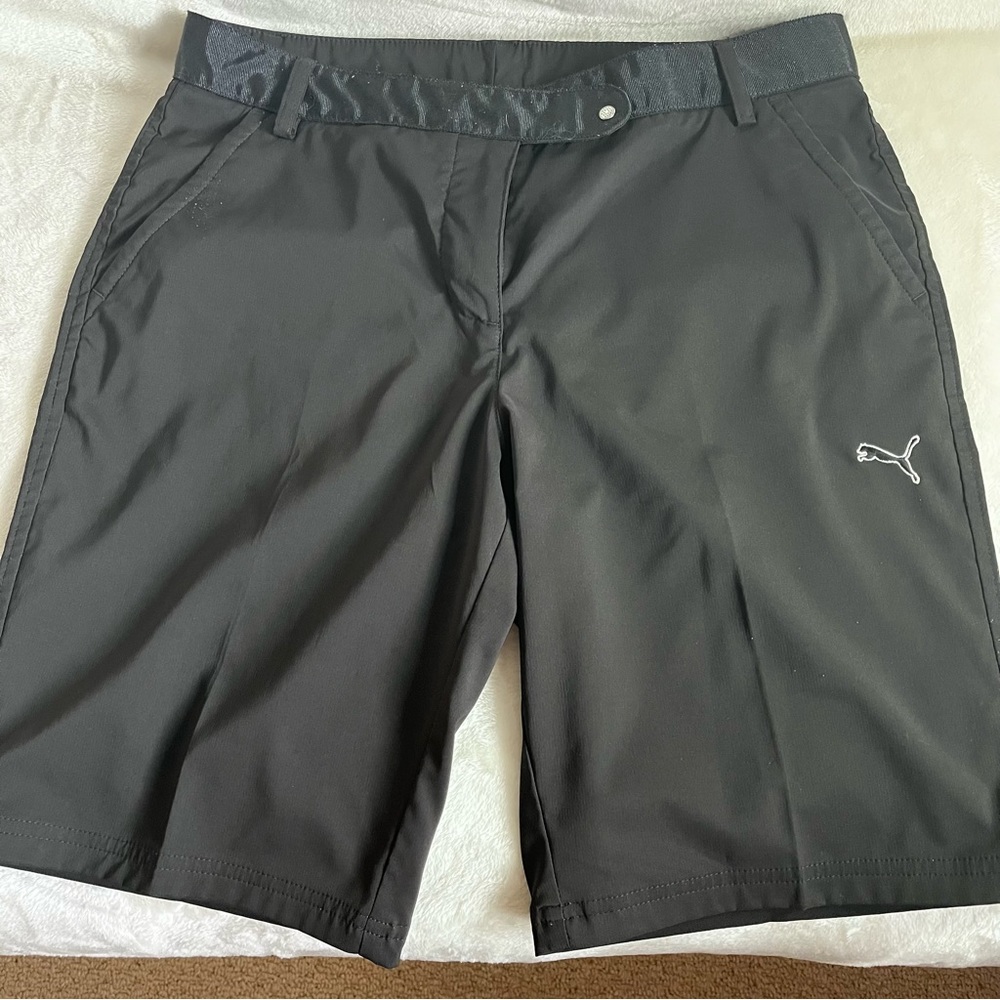 2/$25 Puma Black Women's Bermuda Shorts